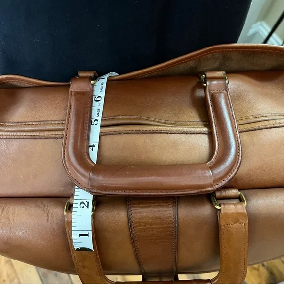 Vintage Coach Harrison Brown Leather Briefcase 5283 - Picture 5 of 16